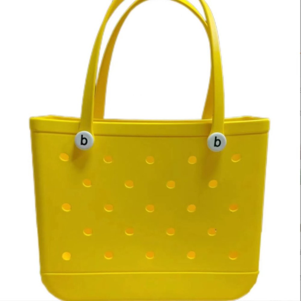 EVA Beach Bag Printed Basket Hole Large Bag Beach Storage Bag